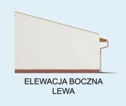 Elewacja projektu G97 szkielet drewniany, garaż dwustanowiskowy - 2