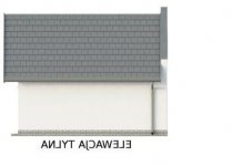 Elewacja projektu G330D - 2 - wersja lustrzana