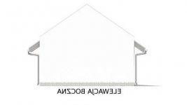 Elewacja projektu G330D - 4 - wersja lustrzana