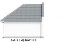 Elewacja projektu G330F - 2 - wersja lustrzana