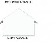 Elewacja projektu G330G - 2 - wersja lustrzana