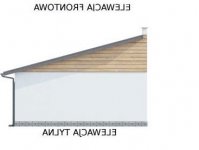 Elewacja projektu G330H - 2 - wersja lustrzana