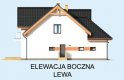 Projekt domu z poddaszem LIZBONA - elewacja 2