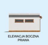 Elewacja projektu G270 szkielet drewniany - 4