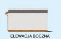 Projekt budynku gospodarczego G270 szkielet drewniany - elewacja 3