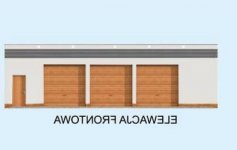 Elewacja projektu G270 szkielet drewniany - 1 - wersja lustrzana