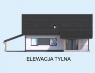 Elewacja projektu NICEA szkielet drewniany - 2