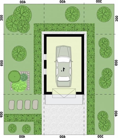 RZUT PRZYZIEMIA G10a - wersja lustrzana