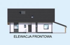 Elewacja projektu NICEA 2 szkielet drewniany - 1