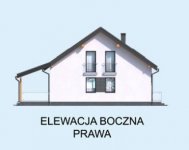 Elewacja projektu NICEA 2 szkielet drewniany - 4