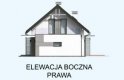 Projekt domu z poddaszem TRYPOLIS 3 - elewacja 4