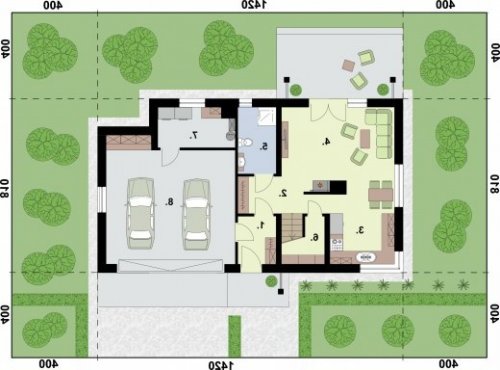 RZUT PRZYZIEMIA TRYPOLIS 4 - wersja lustrzana