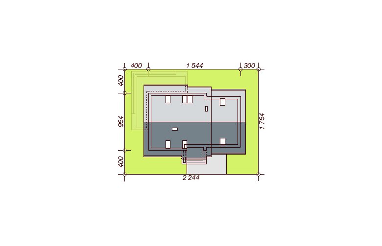 Projekt domu jednorodzinnego LISANDRA 2M - Usytuowanie