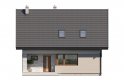 Projekt domu jednorodzinnego ALTO - elewacja 1