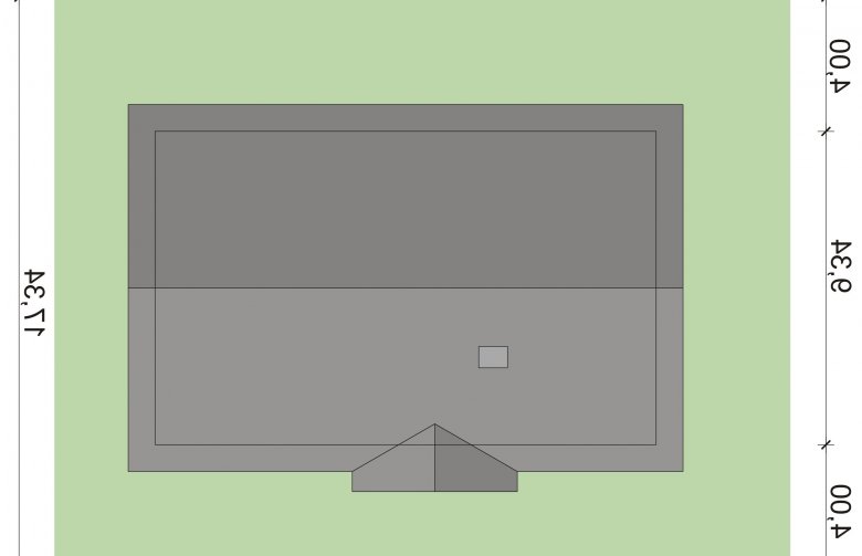 Projekt domu jednorodzinnego Rodan 3 - Usytuowanie - wersja lustrzana