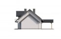 Projekt domu jednorodzinnego Sofokles 2 PS - elewacja 4