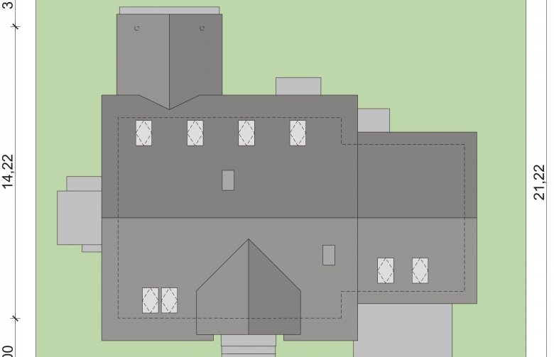 Projekt domu jednorodzinnego Sofokles 2 PS - Usytuowanie