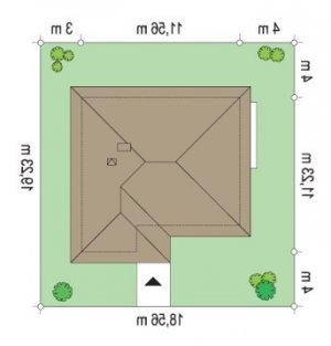 Usytuowanie budynku Tytan 2 (590) w wersji lustrzanej