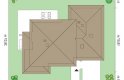 Projekt domu jednorodzinnego Spokojny zakątek (608) - usytuowanie - wersja lustrzana