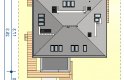 Projekt domu jednorodzinnego Domidea 2 dNN - usytuowanie - wersja lustrzana