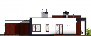 Elewacja projektu Domidea 4N - 1 - wersja lustrzana