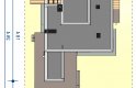 Projekt domu z poddaszem Domidea 4N - usytuowanie - wersja lustrzana