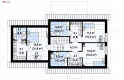 Projekt domu jednorodzinnego Z345 - poddasze