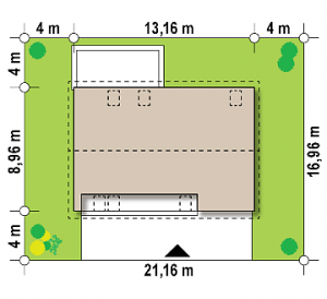 Usytuowanie budynku Z353