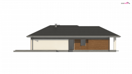 Elewacja projektu Z363 - 4 - wersja lustrzana