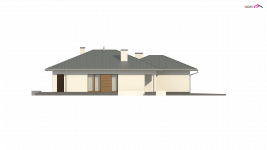 Elewacja projektu Z367 - 1 - wersja lustrzana