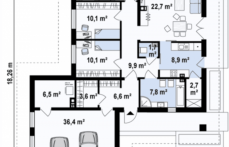 Projekt domu jednorodzinnego Z367 - 