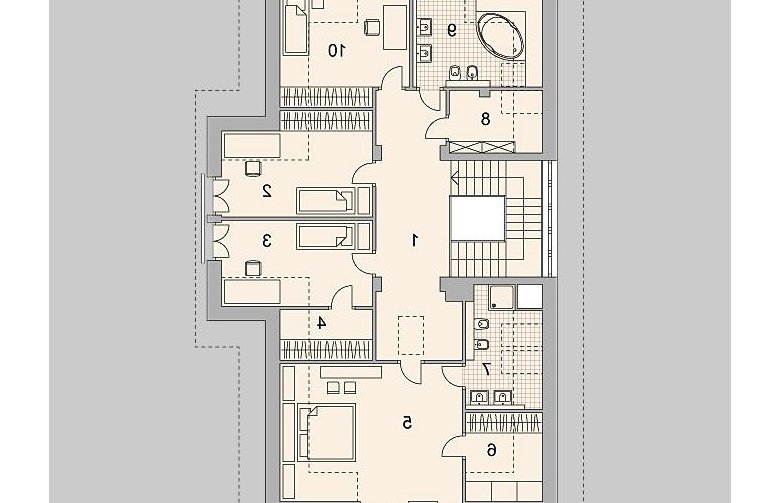 Projekt domu wielorodzinnego LK&1244 - 