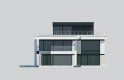 Projekt domu z poddaszem LK&1235 - elewacja 4