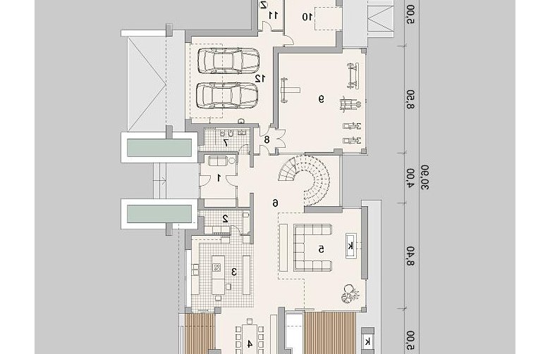 Projekt domu z poddaszem LK&1235 - 