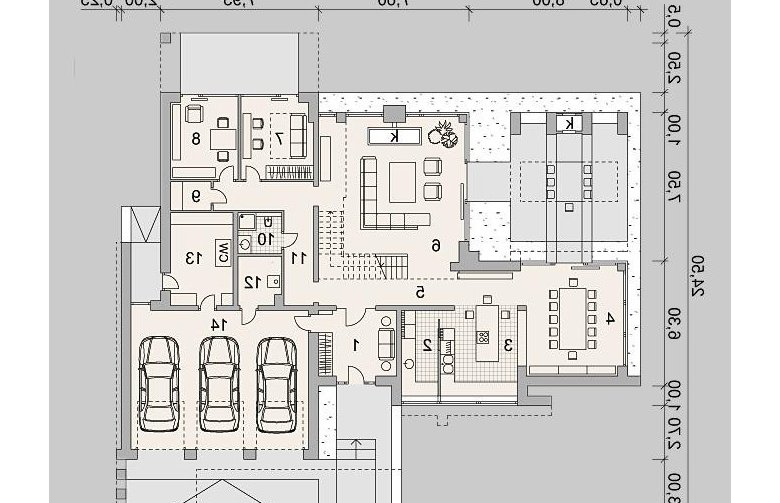 Projekt domu piętrowego LK&1231 - 