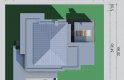 Projekt domu piętrowego LK&1231 - usytuowanie - wersja lustrzana