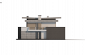 Projekt domu piętrowego Zx107 - elewacja 2