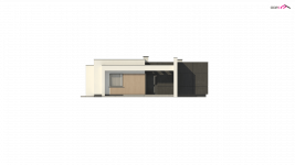 Elewacja projektu Zx77 D - 4 - wersja lustrzana
