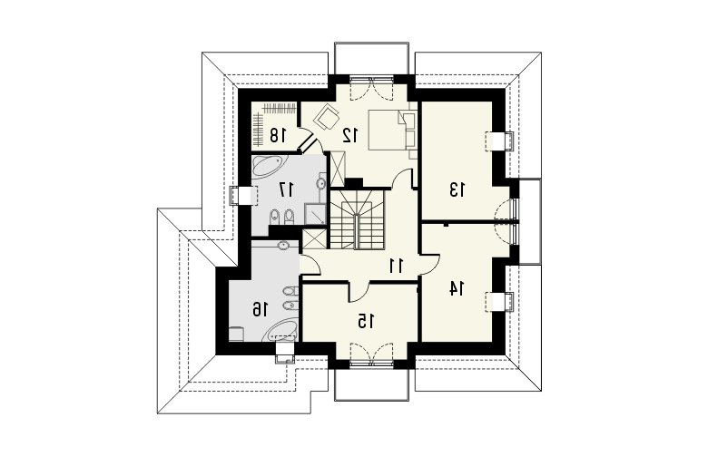 Projekt domu jednorodzinnego MERITUM 3 - 