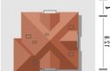 Projekt domu jednorodzinnego MERITUM 3 - usytuowanie - wersja lustrzana