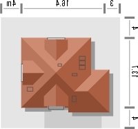 Usytuowanie budynku MERITUM 2 w wersji lustrzanej