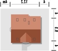 Usytuowanie budynku WICHER 2 w wersji lustrzanej