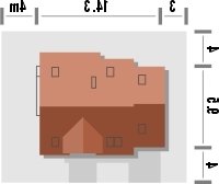 Usytuowanie budynku MARZENIE w wersji lustrzanej