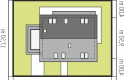 Projekt domu wolnostojącego Logan G1 - usytuowanie - wersja lustrzana