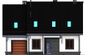 Projekt domu wolnostojącego Domidea 52 w3 - elewacja 1