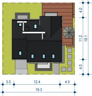 Usytuowanie budynku Domidea 52 w3