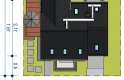 Projekt domu wolnostojącego Domidea 52 w3 - usytuowanie - wersja lustrzana