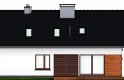 Projekt domu wolnostojącego Domidea 58 dG  - elewacja 4