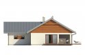 Projekt domu jednorodzinnego Endo 2 drewniany - elewacja 3