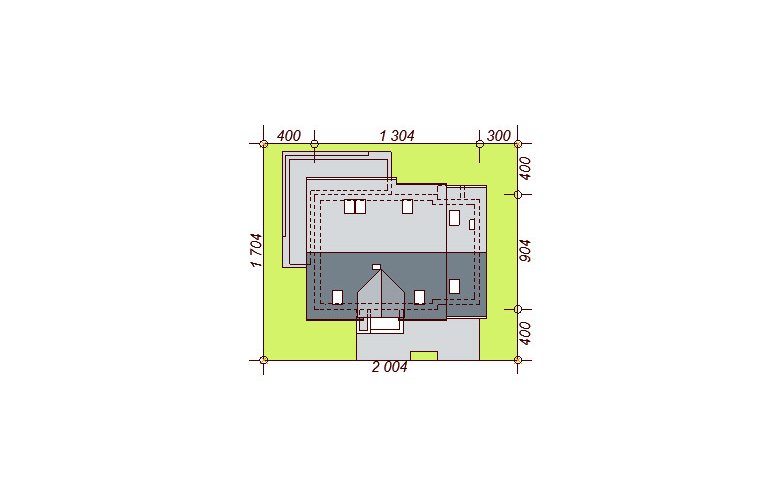 Projekt domu jednorodzinnego Kendra XS - Usytuowanie